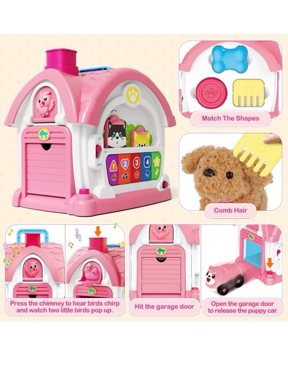 MUSICAL LEARNING HOUSE 8 IN 1 MONTESSORI EDUCATIONAL TOY - Picture 6 of 11
